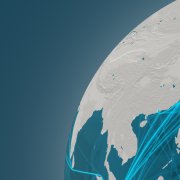 Partial Globe with trade lines